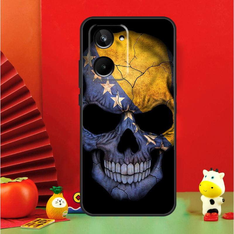 Bosnia and Herzegovina Flag Case For Realme C67 C55 C53 C51 C35 C33 C31 C30 C25s C21Y GT Neo 6 GT5 9 10 11 12 Pro Plus