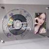 Moldura de Foto de Ídolo em CD Transparente Suporte de Exibição de Fotos em Acrílico Álbum Protetor de Fotos Suporte para Pôsteres de Fotos Caixa de Armazenamento de CDs