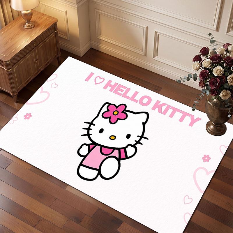 Hello Kitty Rug Soft Thick Non Slip Floor Carpet for Bedroom Living Room Home Decor