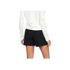 On Essential Solid Color Breathable Mid-Rise Skin-Friendly Sports Shorts Women shorts Black 1WE11830553
