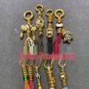 High-End Black Gold Dzi Inlay 108 Bead Pendant Necklace Accessory