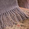Double-Sided Suzhou Embroidery Pure Wool Scarf - Chinese Style for Mature & Elderly