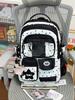 Schoolbag New Fresh and Sweet High-value Backpack Female Dopamine Transparent Pain Bag Japanese Junior High School Students Backpack Female