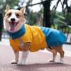 Dog Jacket Waterproof Turtleneck Reflective Outdoor Raincoat for Small Medium Large Dogs