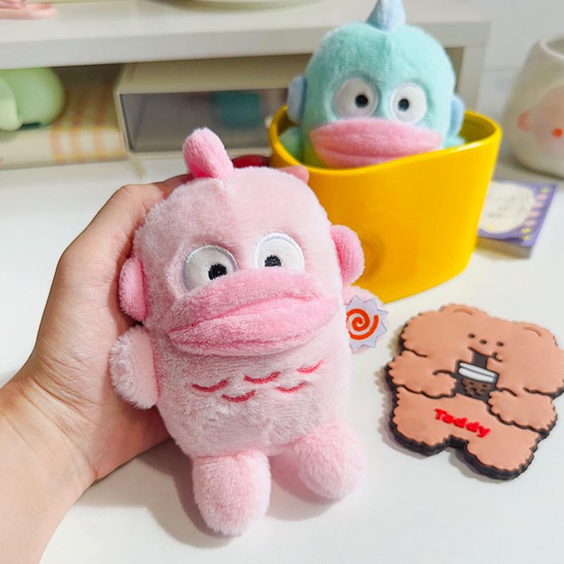 Creative Mermaid Clownfish Plush Keychain - Student Schoolbag Ornament & Couple Gift