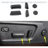 For Toyota Tundra 2014- ABS Carbon Fiber Power Seat Control Button Cover 6pc