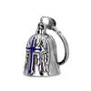 Fashion Red Cross Guardian Angel Wings Motorcycle Keychain Men Biker Rider Exorcist Keychain Amulet Lucky Amulet Accessory Gift