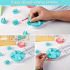 1Pc Multi-function Paper Cutter Creasing Machine 360-degree Rotary Paper Cutter 4 IN 1 for Hand-Cutting Card Art Tools