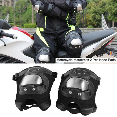 2 Pcs Edelstahl Motorrad Motocross ATV Erwachsene Knie Pads Shin Guard Schutz Rüstung Set