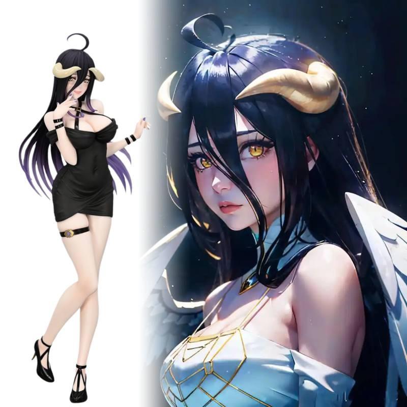 Albedo Overlord Mini Dress Version Figure Fiction Model Toys Statue Gift Garnish