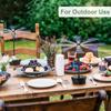 Fly Fans for Table, Soundless Fly Repellent Fan with Soft Blades and Hanging Hook, Handy for Outdoor Use Restaurant BBQ Picnic