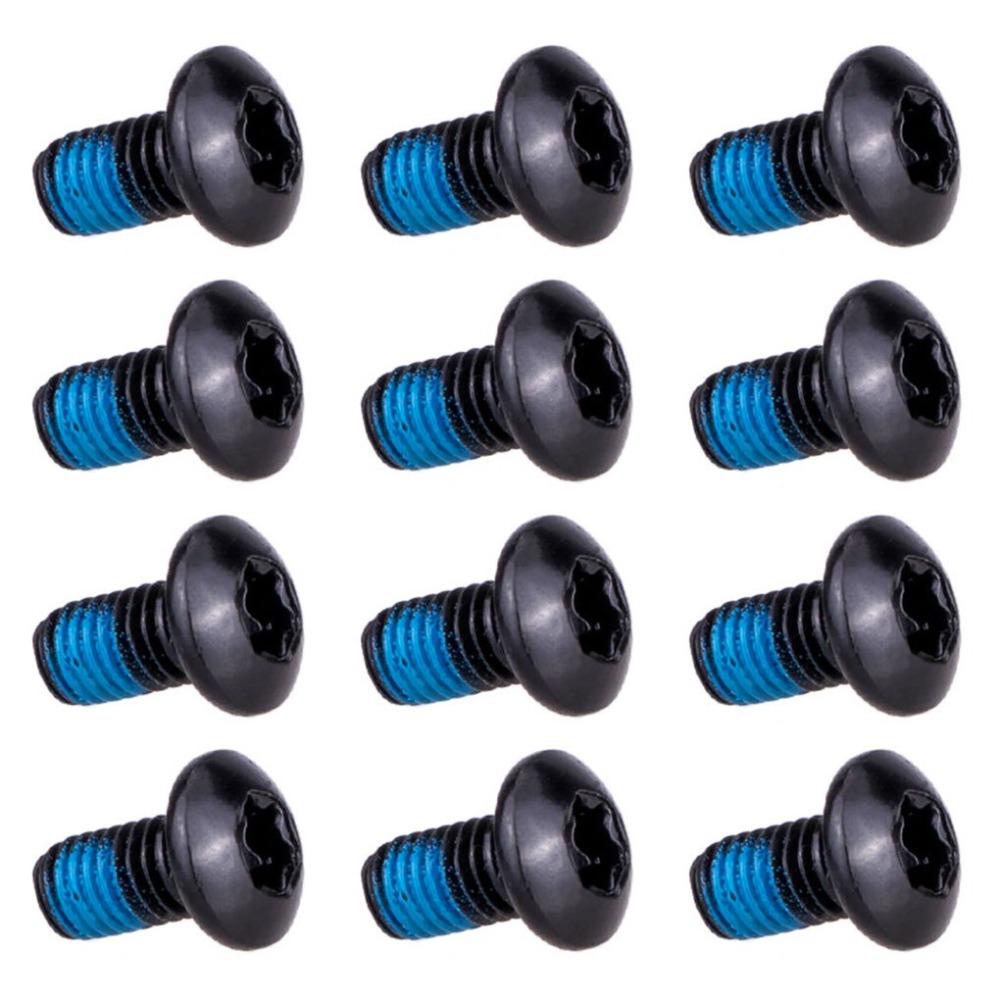 Vis Disque Frein Vélo M5 Acier - Lot De 12 Boulons Rotor Frein à Disque Pour VTT Et Vélo Route