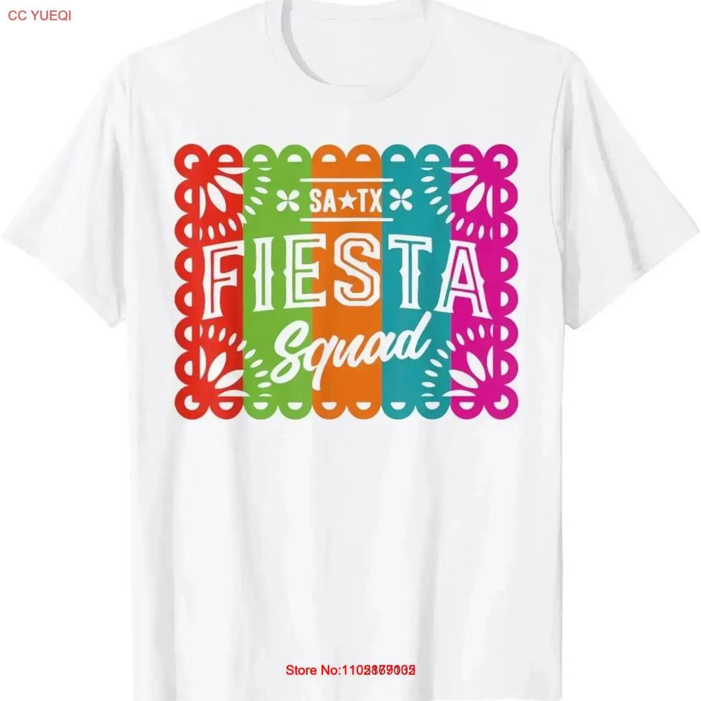 Fiesta Squad Cinco De Mayo Mexican Party San Antonio Texas T Shirt Vintage Streetwear Designer Clothes Soft Vintage