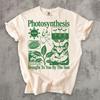 Photosynthesis Cat T-shirt, Fun Science Cat T-shirt, Men's T-shirt, Summer Unisex Streetwear