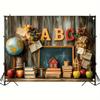 Welcome Back to School Happy Party Banner Background Happy Back to School Photography Studio Background at the End the Holiday