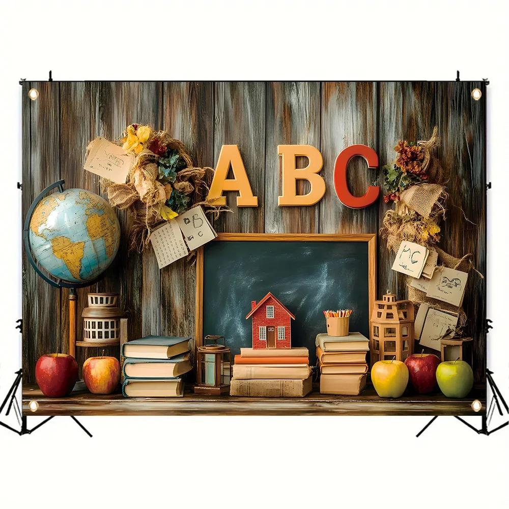 Welcome Back to School Happy Party Banner Background Happy Back to School Photography Studio Background at the End the Holiday
