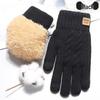 Men's Thick Fleece Lined Touchscreen Winter Gloves