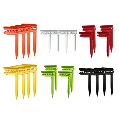 4Pcs Picnic Mat Anchors Stakes Clamps Beach Mat Holder Picnic Blanket Rack Towel Sand Outdoor Camping Tool Enduring