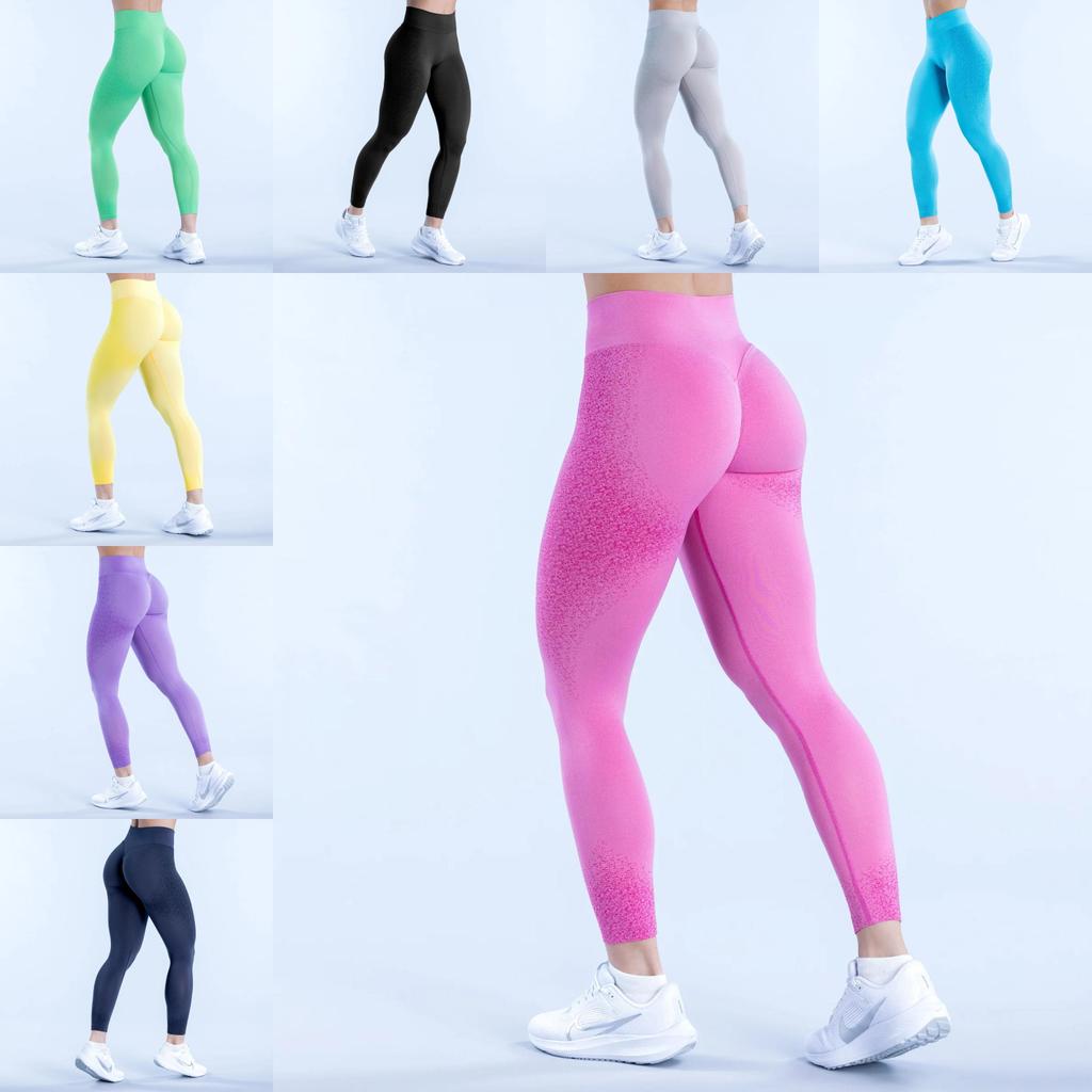 Seamless Yoga Pants High Waist Tummy Control For Women Fitness Running Workout