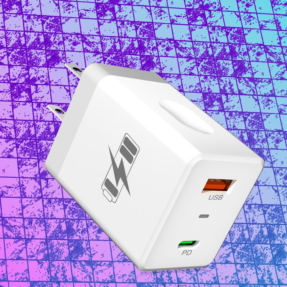 Thumbprint 2.4A Dual USB Charger - US, EU, KR, UK Plug for Mobile Devices