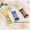 Colorful M&M Chocolate Candy Keychain & Snickers Pendant Claw Machine Gift