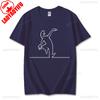 Happy La Linea Summer Casual T-Shirts Men Round Neck Graphic T Shirt Badum Linus Lineman Short Sleeve Tees Fashion Cotton Tops