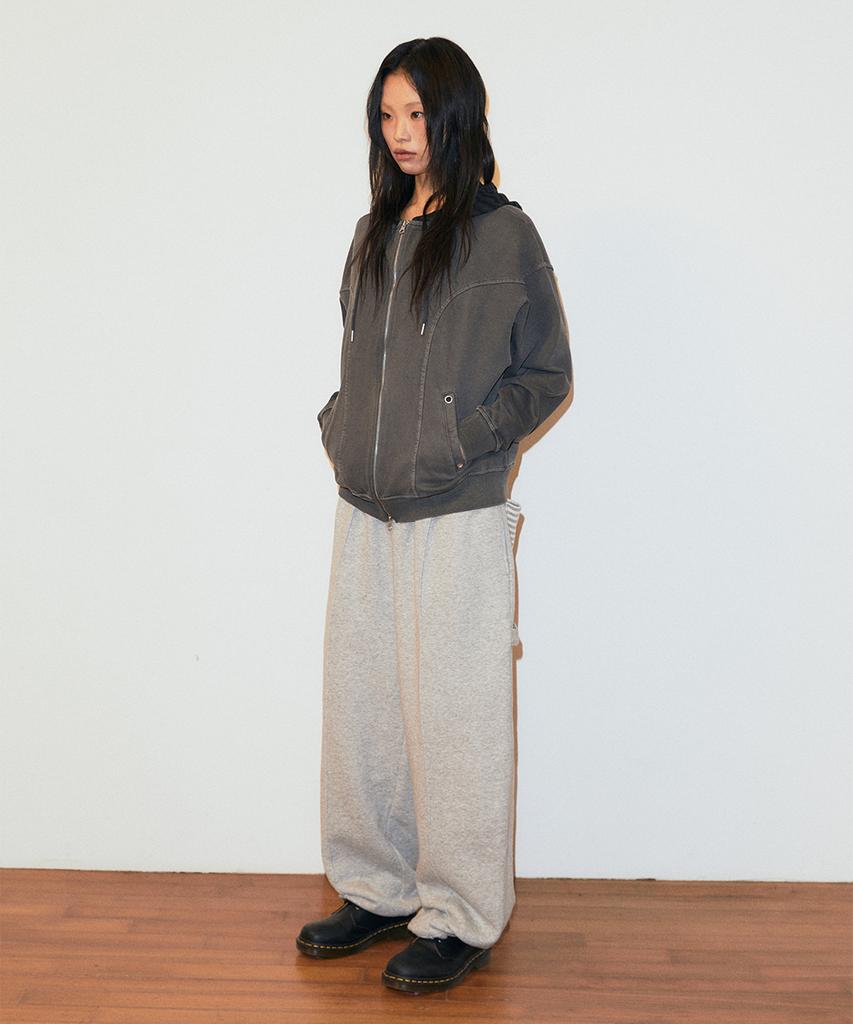 MAHAGRID Stripe Pocket Sweat Pant Gray(Mg2Ffmpa08A)
