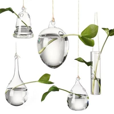 New Hydroponics Hanging Glass Vase Garden Supplies Home Decoration Plant Pot Portable Terrarium Container