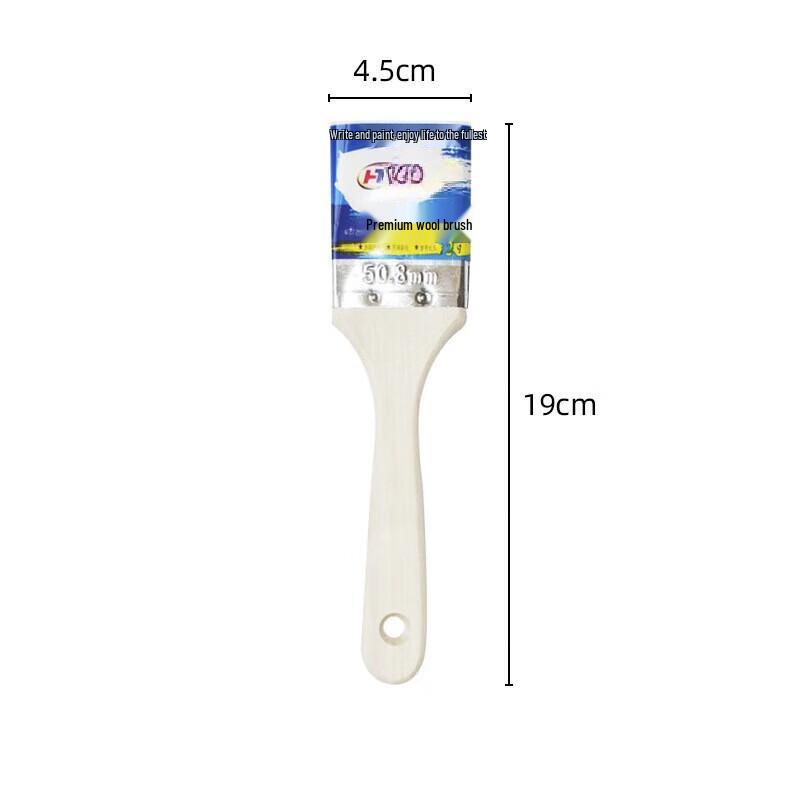 ZISIZ 4-inch Wool BBQ & Pastry Brush Set