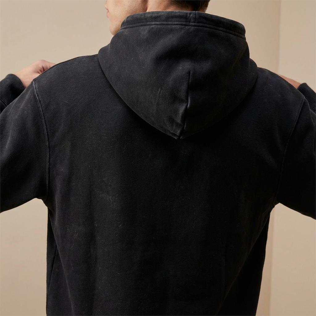 Puma Windproof Warm Loose Casual Hoodie Men Hoodies Black 62742701