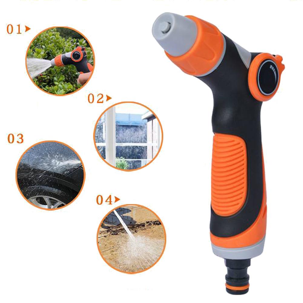 High Pressure Water Gun Irrigation Garden Watering Gun Water Hose Nozzle Sprayer Garden Sprinkler for Car Washing Floor Cleaning
