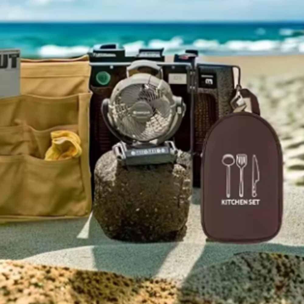 No Tableware Camping Cookware Bag Large Capacity Picnic Cooking Bag Kitchen Ware