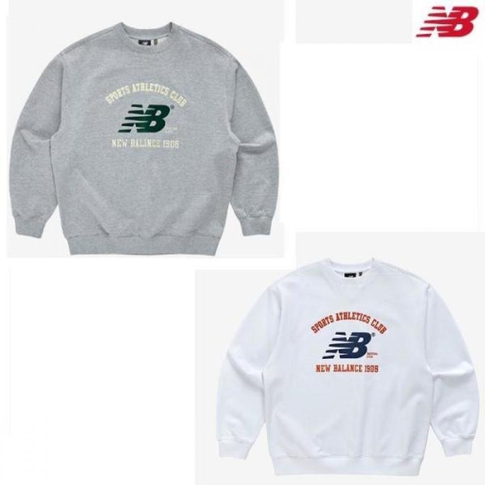 

New Balance Uni Nb Sports Club Big Logo Heavy Sweatshirt gray (95)