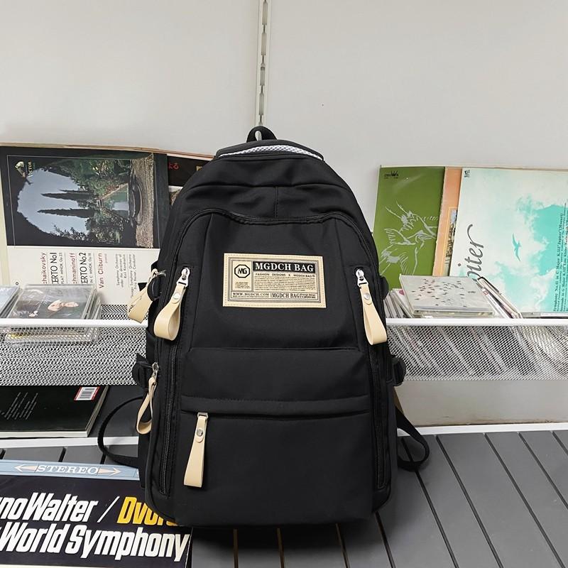 Casual Versatile School Bag College Students Junior High School Students Large Capacity Simple Backpack Computer Backpack Men's and Women's Fashion