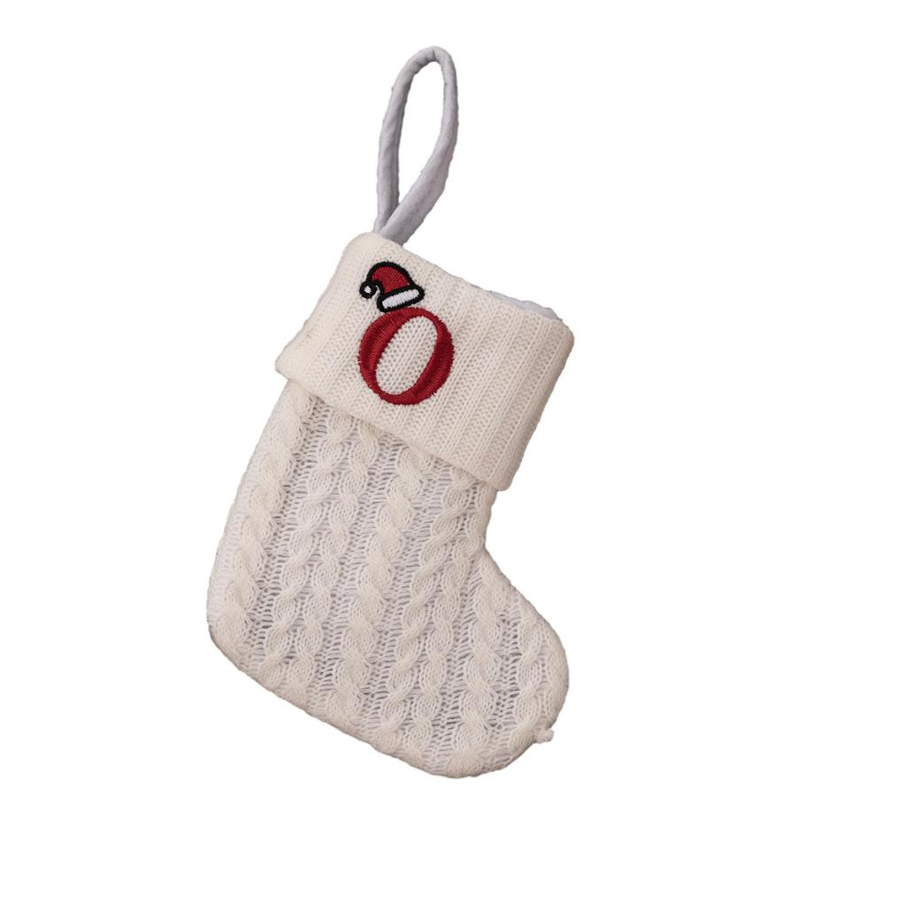 Christmas Stocking Alphabet Beautiful Decoration Pendant
