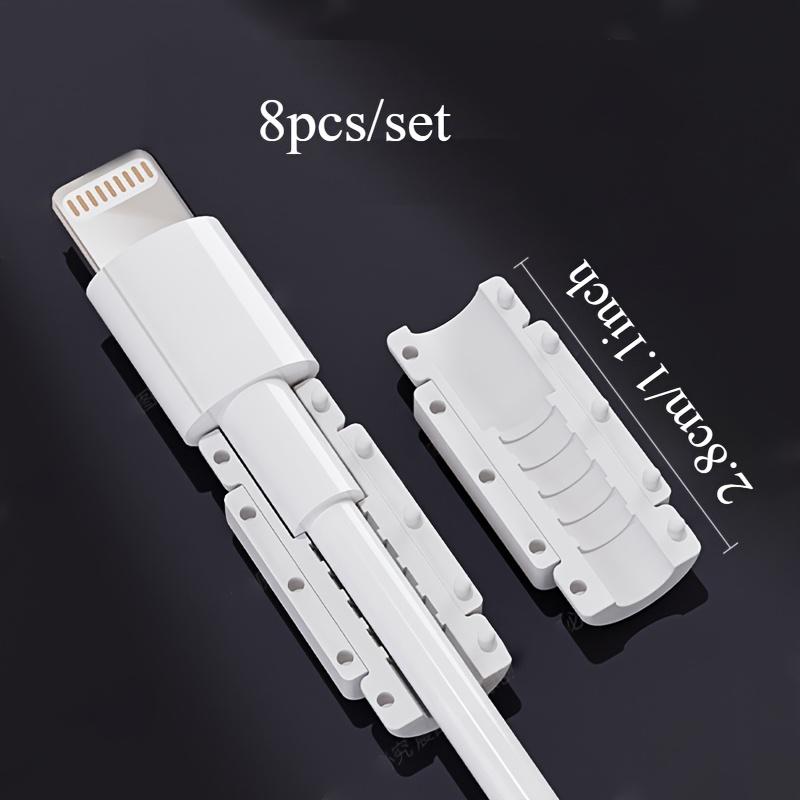 8 ks chráničů kabelů, odolné chrániče nabíjecích vodičů pro telefon, USB, datové kabely pro tablet, neelektronický doplněk pro ochranu nabíjecího kabelu