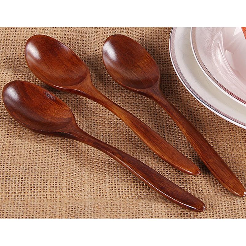 Dřevěná lžíce Domácí příbory Miska na kaši Čínská jídelní lžíce Japonská polévková lžíce