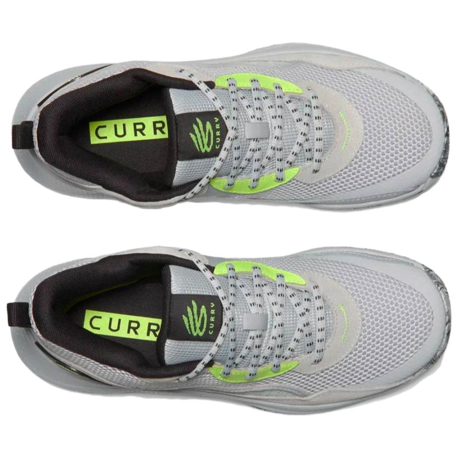 Under Armour Men's Charged Rogue 4 Breathable Cushioned Running Shoes White Black 3028191-100