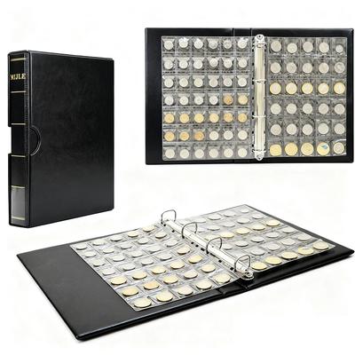 Albums de collection de pièces de monnaie haut de gamme, albums de rangement pour pièces commémoratives, protection de pièces anciennes, albums pour pièces de 1 centime, albums pour pièces du zodiaque, album de billets de banque