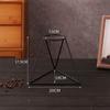 Black Coffee Filter Paper Rack Iron Hand Made Coffee Rack Coffee Filter Cup Holder  Indoor Outdoor