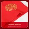 LangSha Men's Dragon Year Red Cotton Boxer Briefs & Socks Gift Set