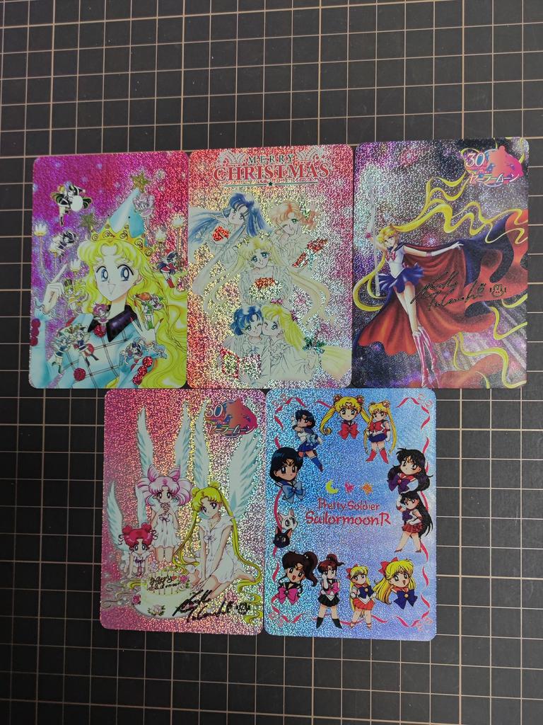 DIY Sailor Moon - Samodzielnie wykonane karty do złocenia, składane, błyszczące światło. Błyski gwiazd Anime Zabawka Prezent Kreskówka