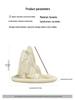 Chinese-Style Ceramic Incense Holder: Zen Indoor Tray Ornament