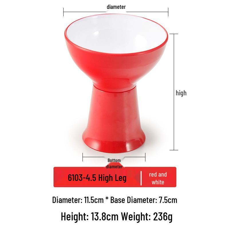 Creative Melamine Pedestal Bowl for Restaurants: Perfect for Hot Pot, Ice Cream, Shaved Ice, and Desserts