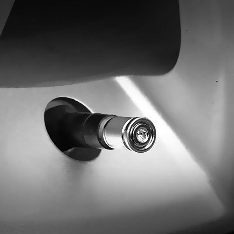 Zinc Alloy Valves Stem Caps Cover, 4Piece Set, with Airtights Rubber Seal Leak Proof for Wheels Motorbike Secure Parking