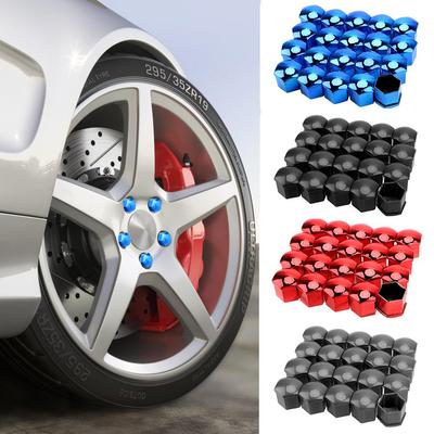 20Pcs 17mm Car Wheel Nut Caps Protection Covers Caps Anti-Rust for Renault Laguna 2 Captur Fluence Megane 2 Megane 3 Scenic