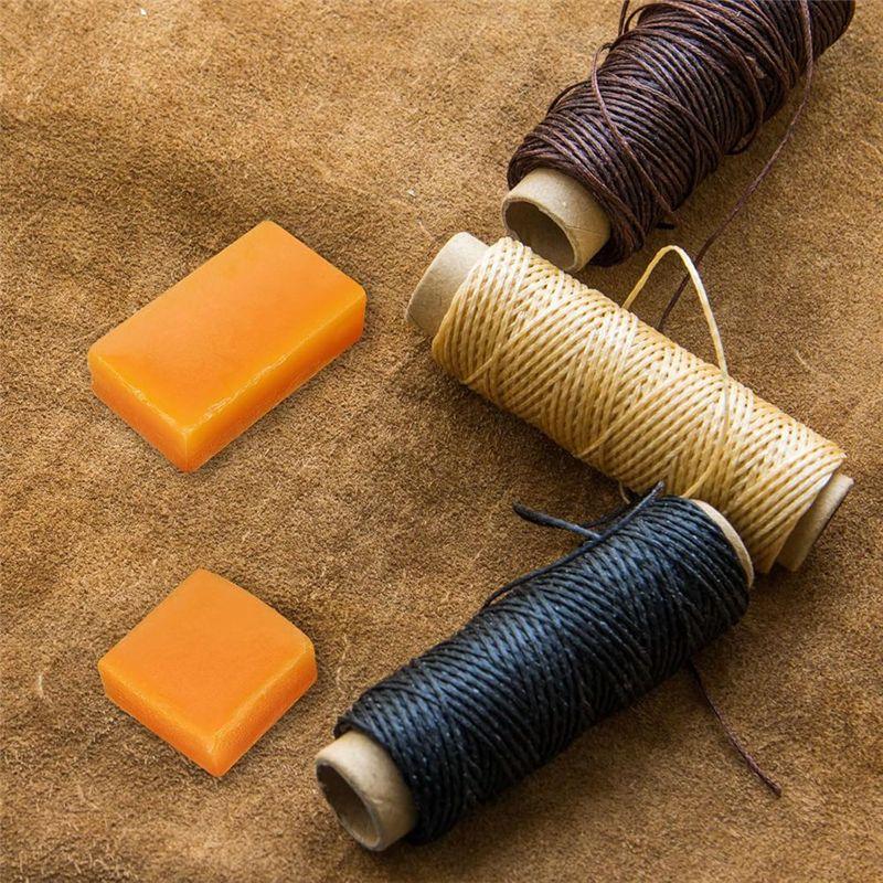 Feb.Beeswax Block, Thread Line Wax Sewing Supplies DIY Tool Rectangle, Beeswax Leather Craft