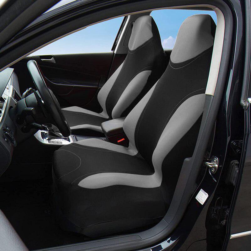 Racing Style Integrated Front Bucket Seat Cover Flat Cloth Auto Accessories Universal For For lada-LARGUS