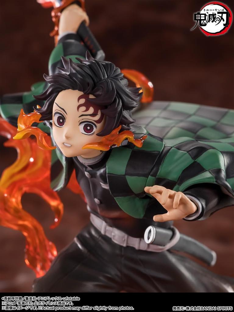 TAMASHII NATIONS Figuarts ZERO Demon Kimetsu no Yaiba Tanjiro Kamado Rengoku Tsuba Approximately 195mm PVC ABS PC Complete Figure Slayer ver. & &