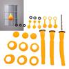 Gas Can Replacement Kit 3 Sets Gas Can Nozzle Replacement for 1, 2, 5, 10 Gallon Nozzle Nozzle Replacement Fuel   Vent   20cm